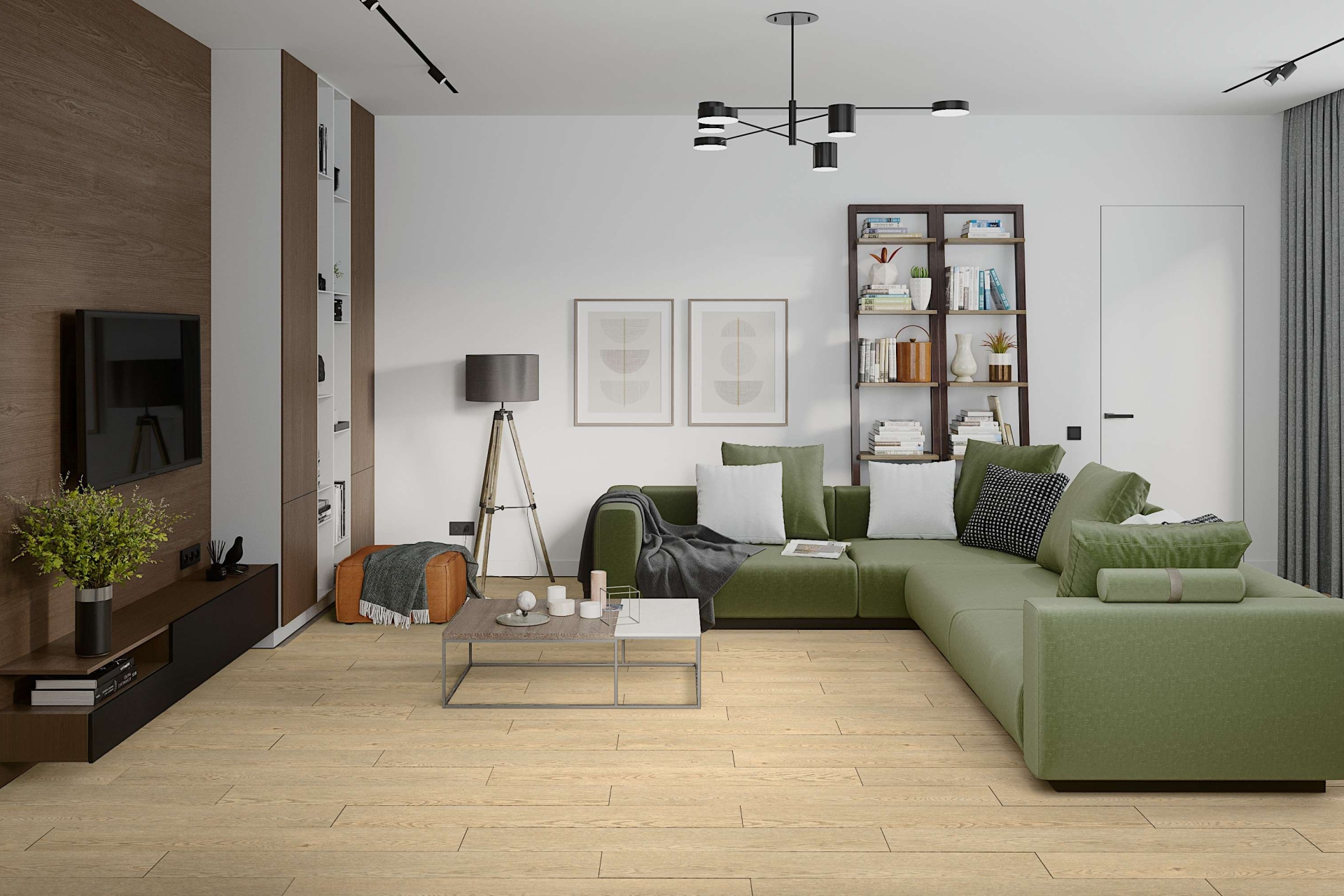 SPC ламинат «Damy Floor» Дуб Латте (1220*180*4 мм) — купить в Перми