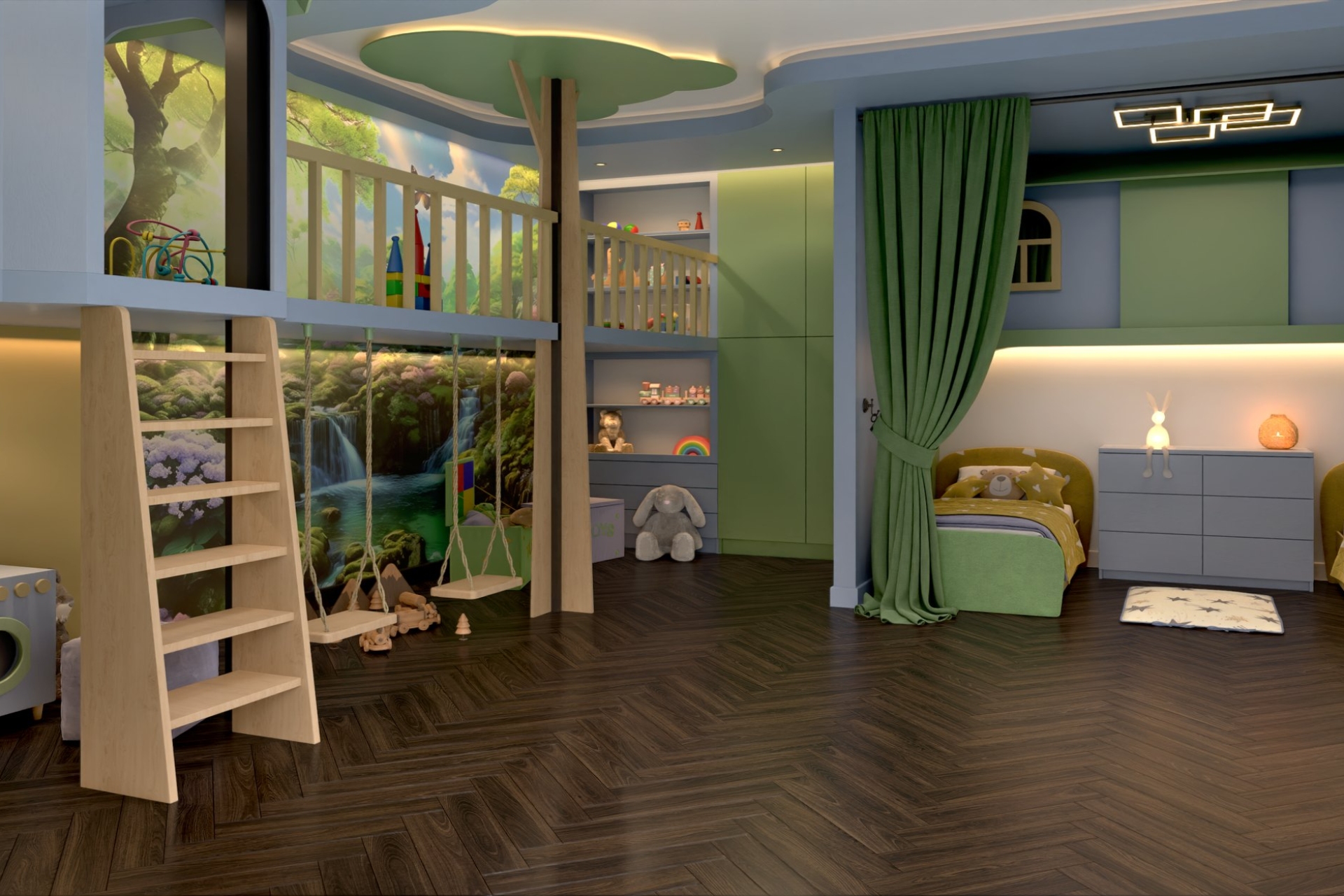 Инженерный паркет «Damy Floor» Каштановый (укладка елочкой) — купить в Перми