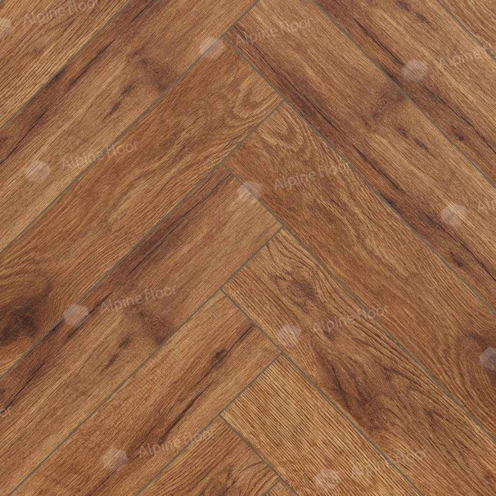 Ламинат "Alpine Floor" Herringbone 12 Дуб Умбрия (600*100*12 мм) — купить в Перми