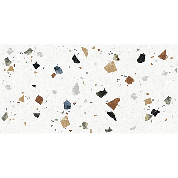 Керамогранит "Ennface" 600*1200 Frammenti Матовый Белый — фото и характеристики